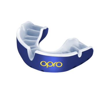 [E.3.1.GOAZ.SE] Protège-dents Rugby OPRO Gold Level (Bleu, Sénior)