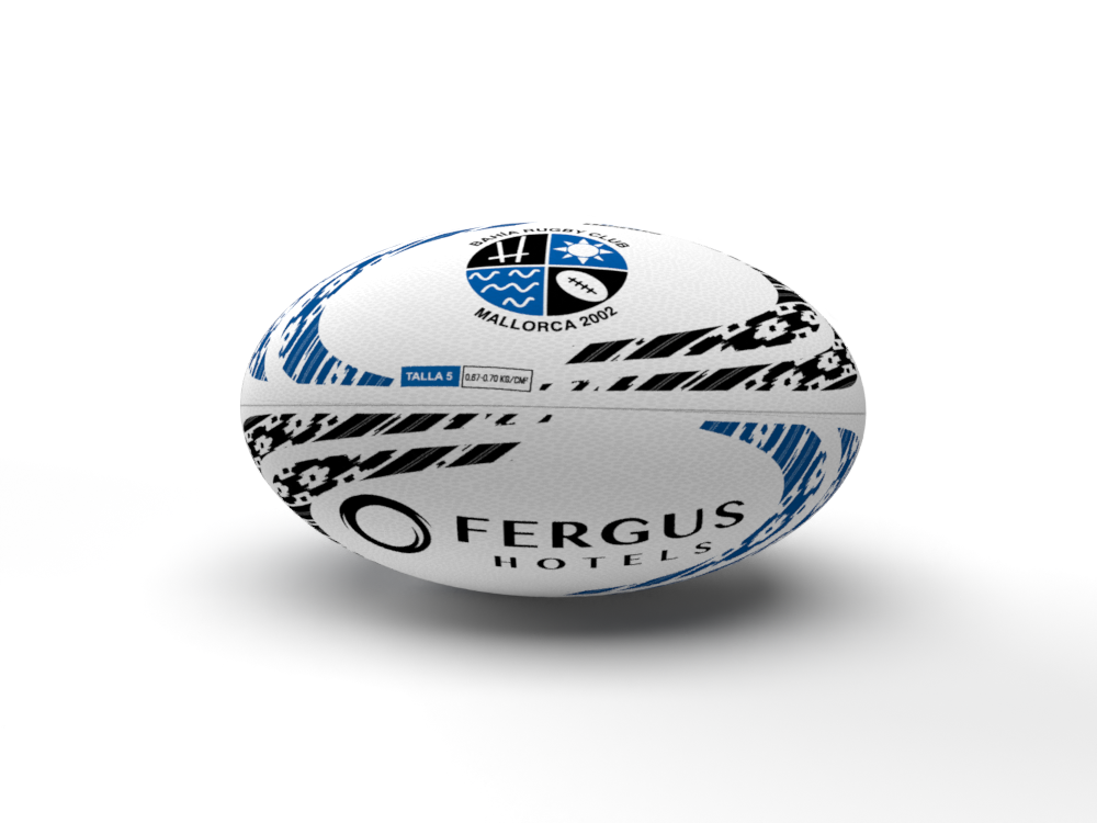 Balón de rugby personalizado Bahia Rugby Club Balón de rugby personalizado Bahia Rugby Club