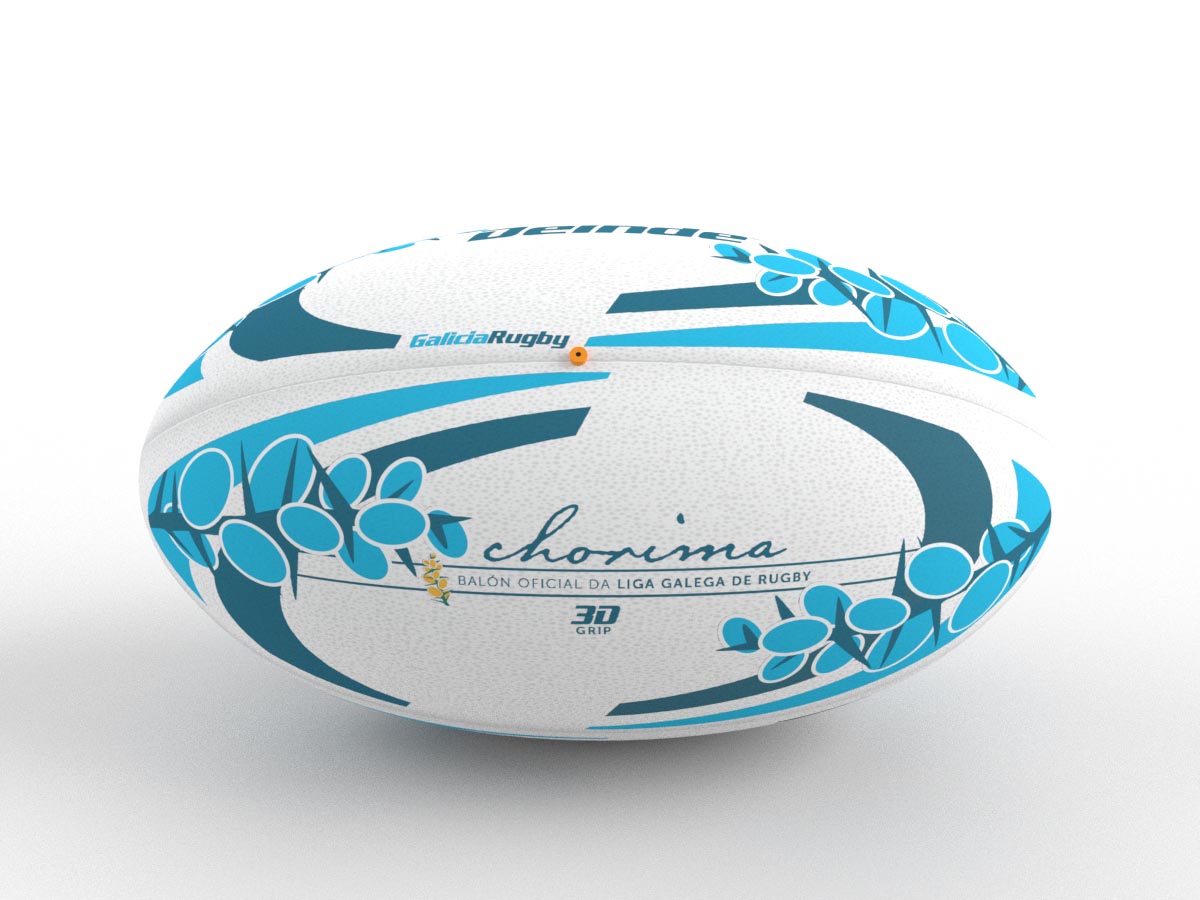 Balón Selección Gallega de Rugby