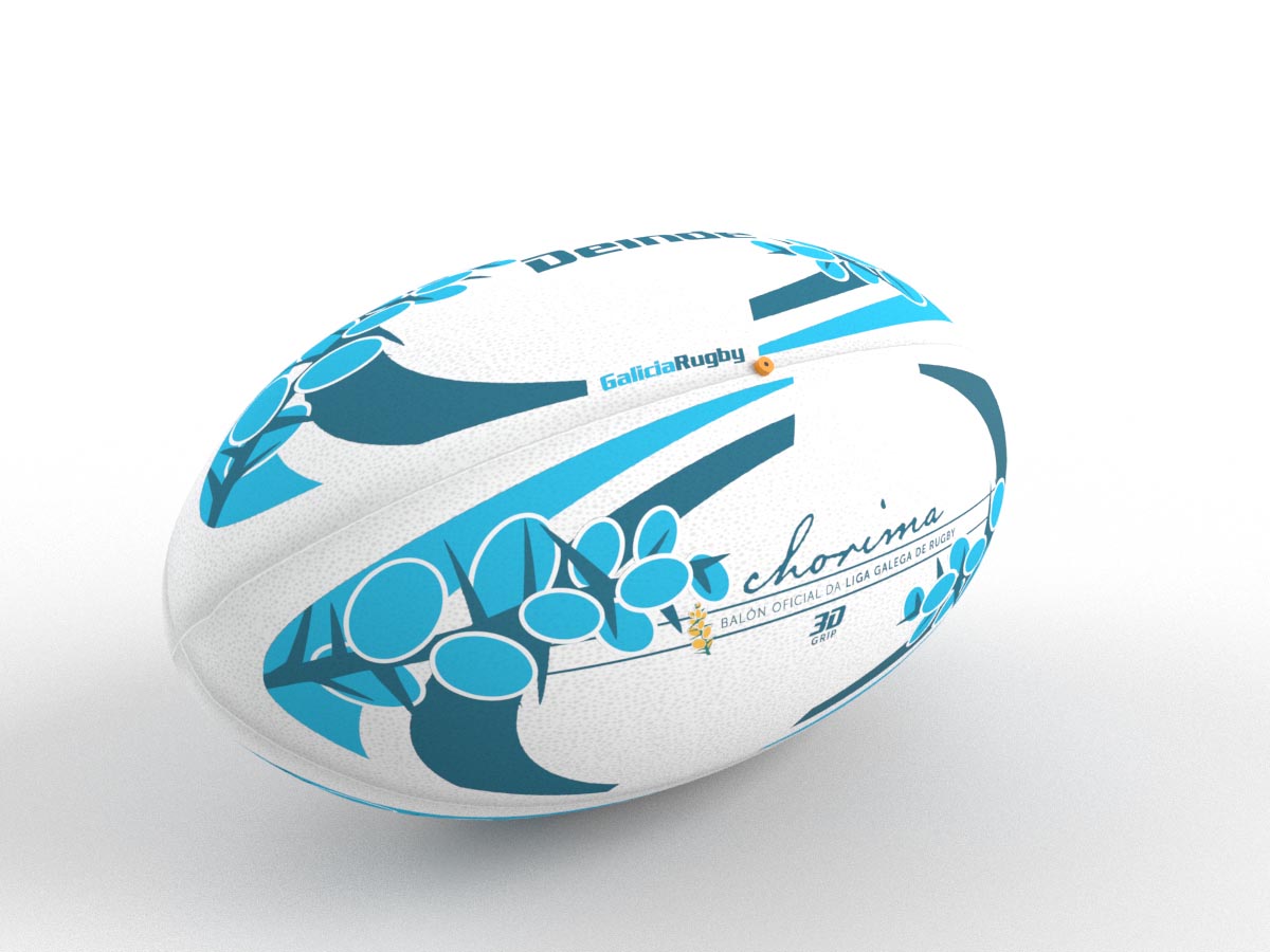 Balón Selección Gallega de Rugby