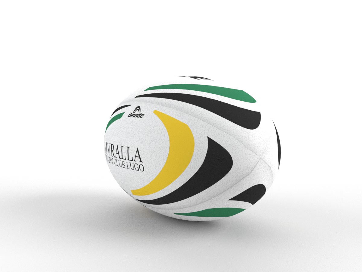 Modelo Balón Rugby DinD Personalizado