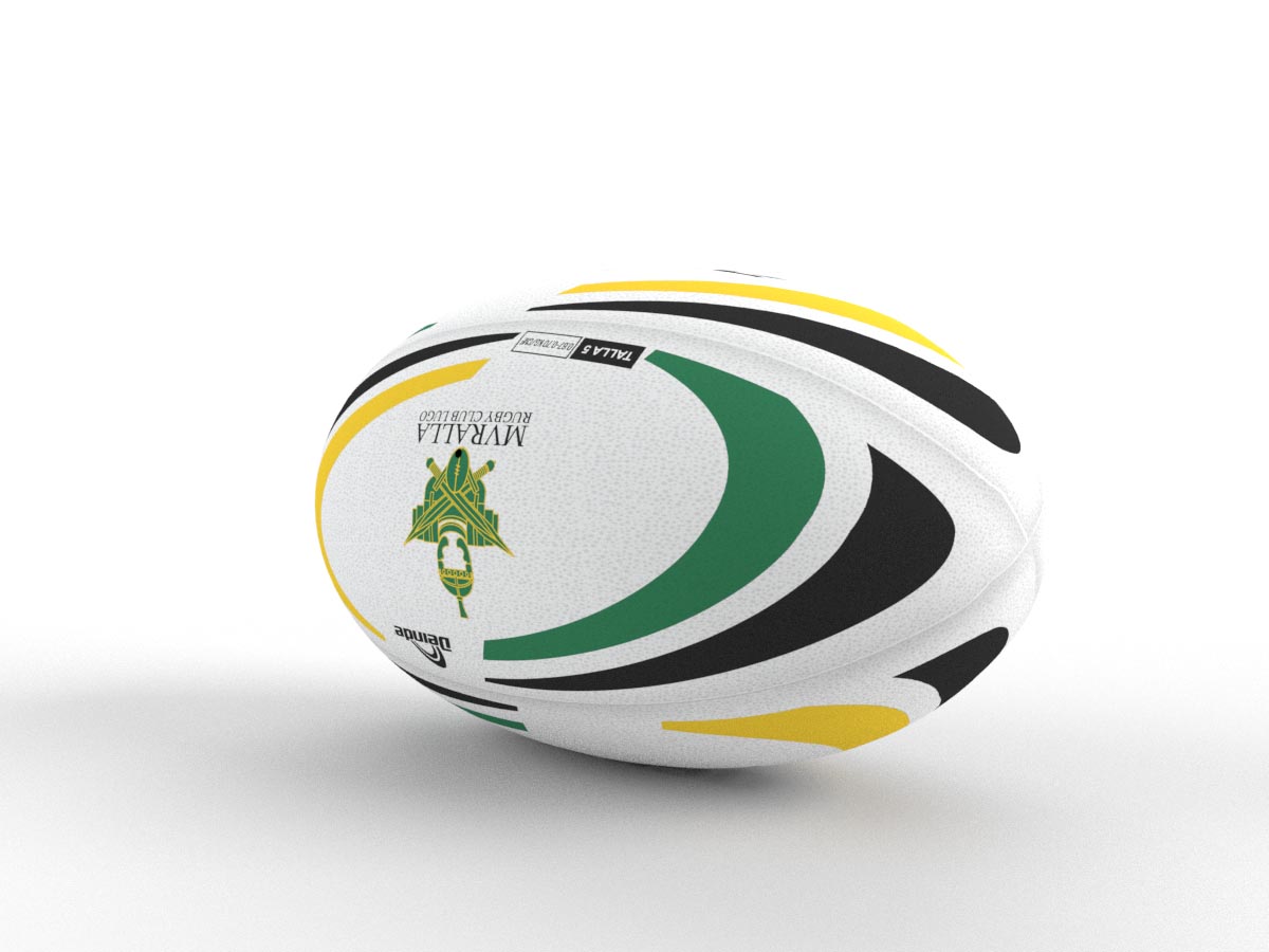 Modelo Balón Rugby DinD Personalizado