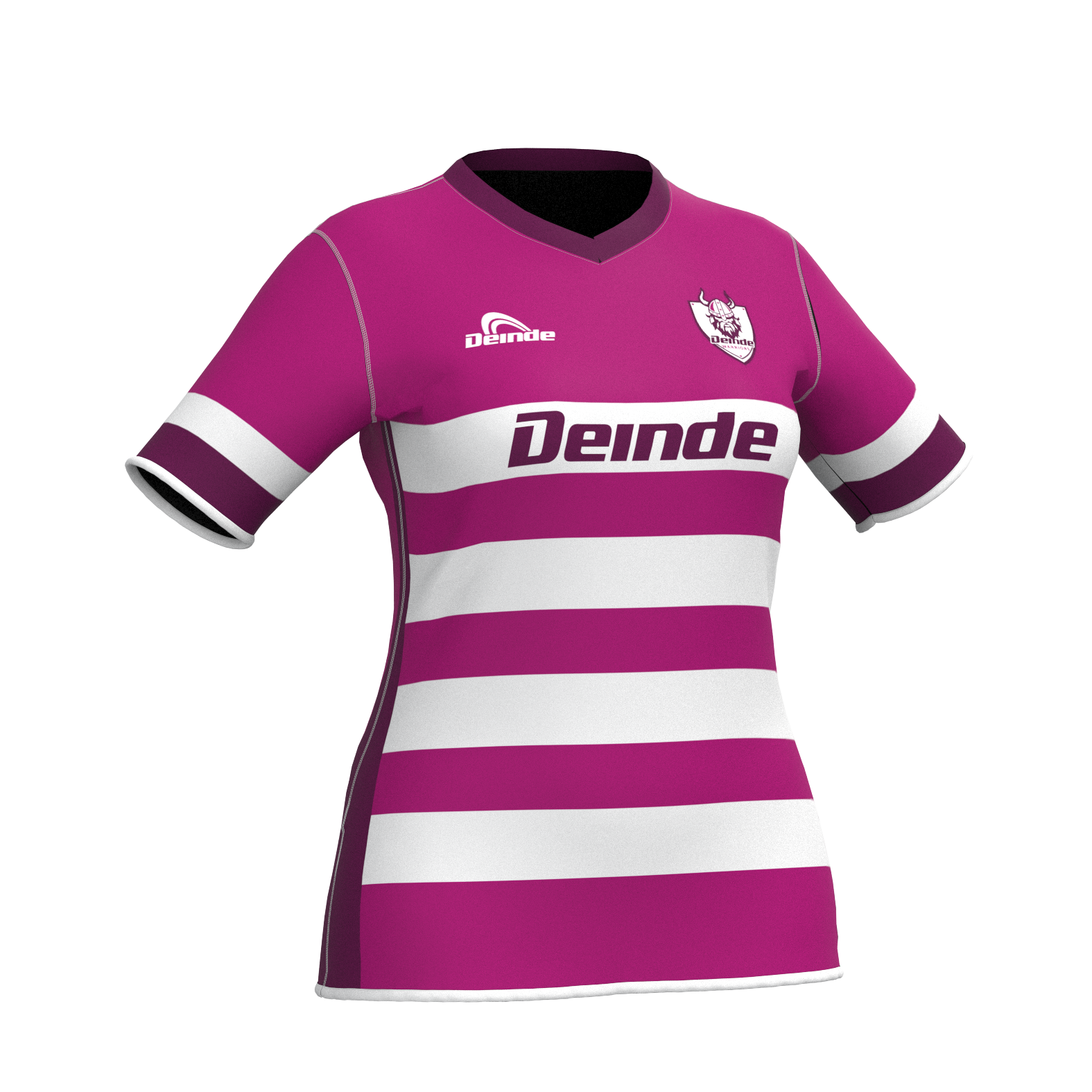 Camiseta Rugby DinD V-Neck Femenino Reversible
