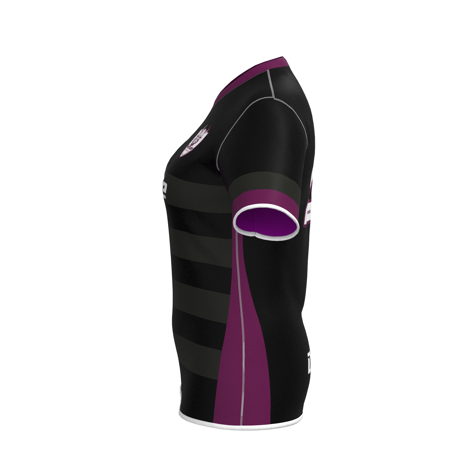 Camiseta Rugby DinD V-Neck Femenino Reversible
