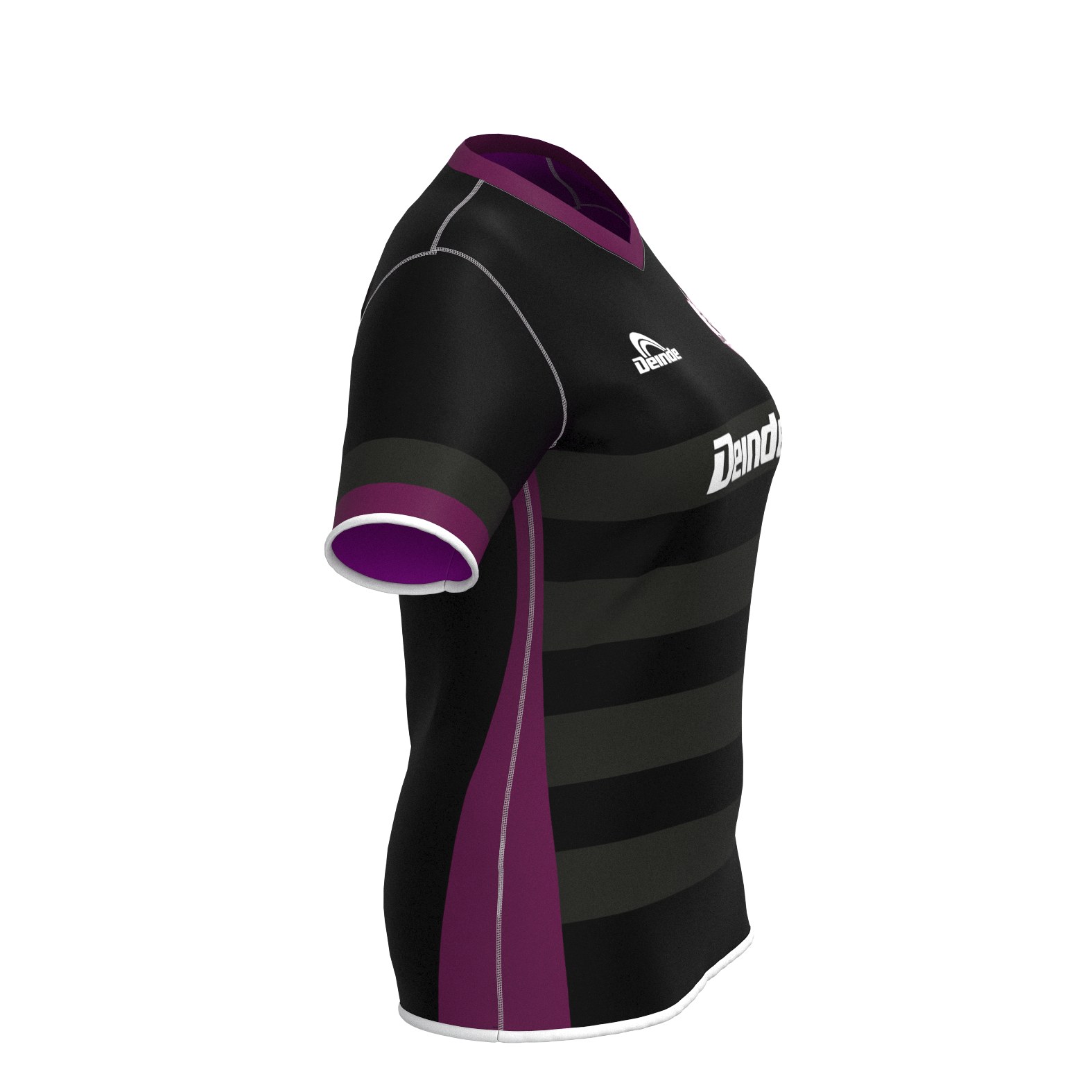 Camiseta Rugby DinD V-Neck Femenino Reversible
