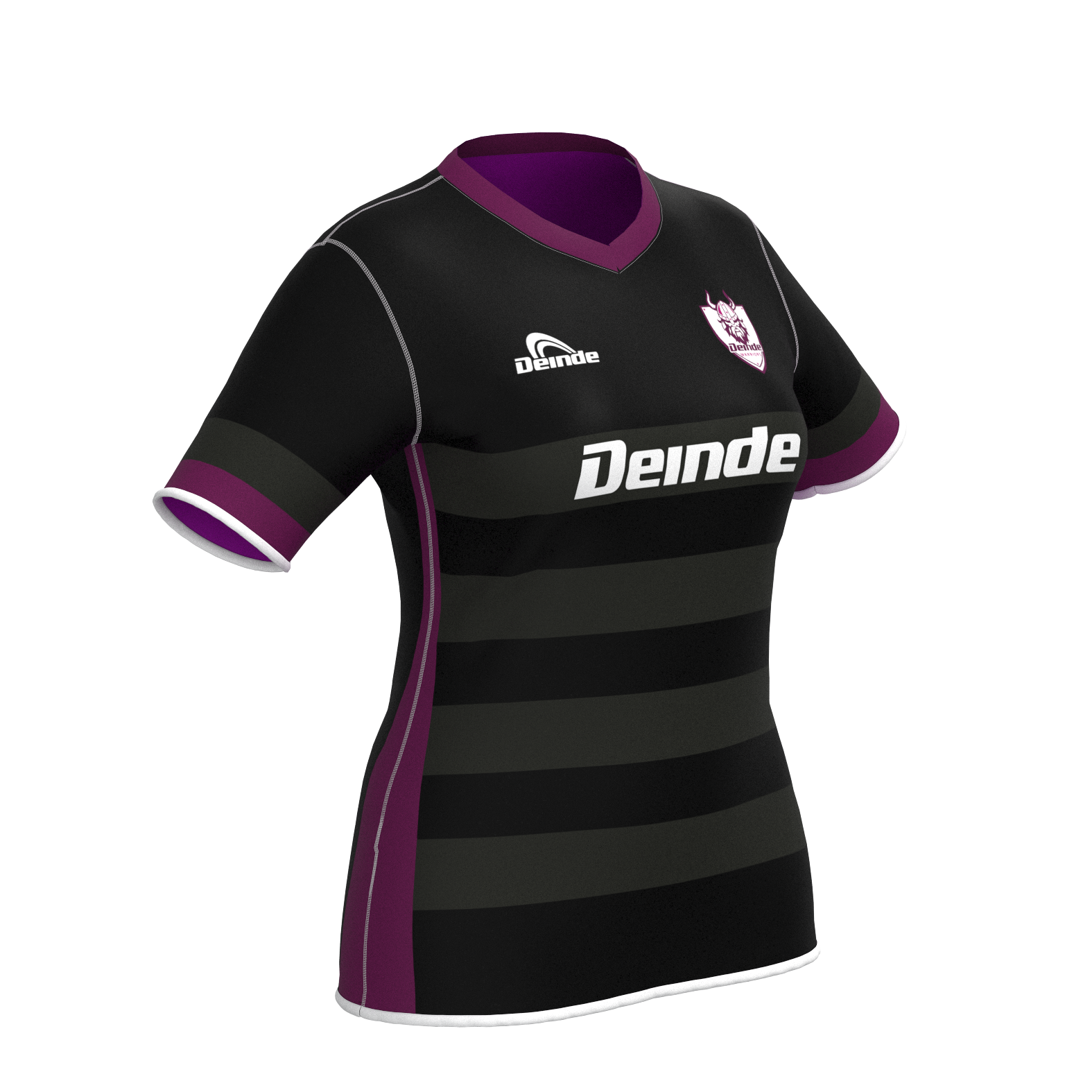 Camiseta Rugby DinD V-Neck Femenino Reversible