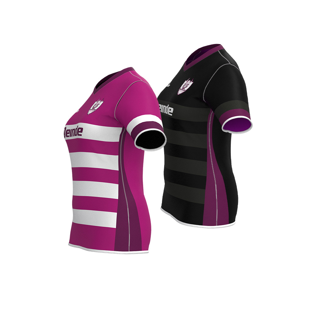 Camiseta Rugby DinD V-Neck Reversible Femenino