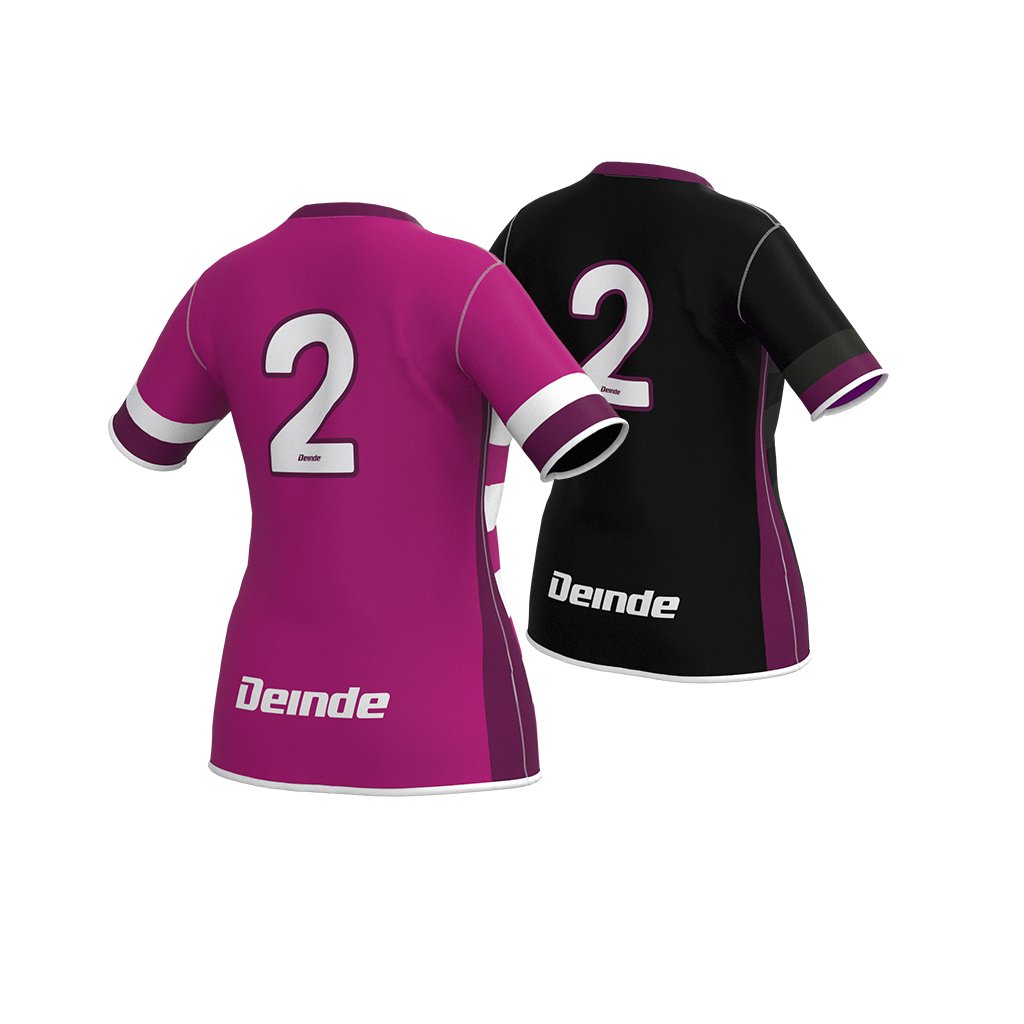 Camiseta Rugby DinD V-Neck Reversible Femenino