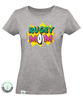 [B.7.7.XS] T-shirt Rugby Mom Mulher  (XS)