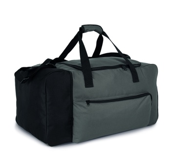 [F.2.3.GOR.GR] Sac de Sport avec Poche Latérale Personnalisable (Gris)