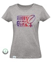 Camiseta mujer Rugby Girl Logo naranja (copia)