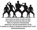 Autocolante Rugby Haka 180x141 cm